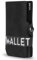 WLine Porta Carte di Credito Uomo e Donna Schermato in Pelle PU - Portafoglio Uomo Slim Rfid Compatto ed Elegante - Portatessere Uomo Tascabile (Nero Vintage senza Zip)