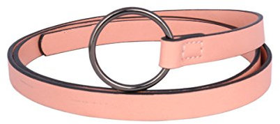 Damen Slim Gürtel Bindegürtel Hüftgürtel Jeans Kleid Belt,Rosa