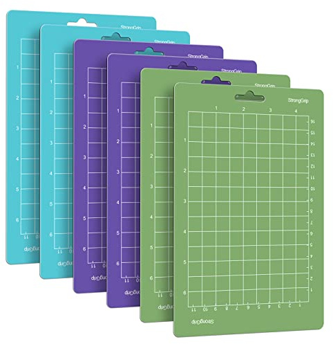 6 Stück Schneidematte für Cricut Joy 6.5 x 4.5(Standardgriff, Leichter Griff, Starker Griff), Rutschfeste Ersatz-Schneidematte, Selbstklebende klebrige Schneidematten für Cricut Joy Zubehör