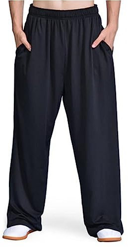StoyRb Pantaloni da Allenamento Kung Fu - Arti Marziali Cinesi Tai Chi Kung Fu Wing Chun Shaolin Yoga Knickerbockers Graziosi Pantaloni Larghi da Allenamento A Gamba Larga Bloomers Unisex,008,S