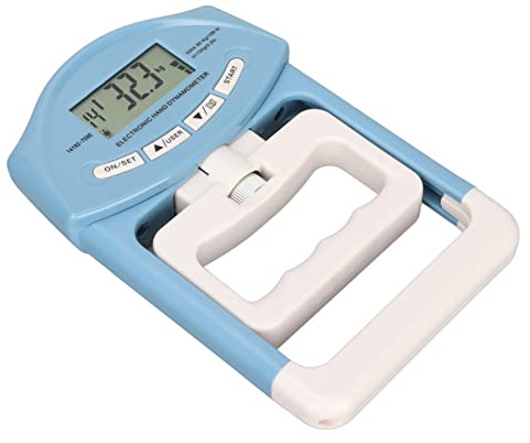 Tester della Forza della Presa, Dinamometro Digitale Misuratore Elettronico della Forza della Presa della Mano Misuratore 'attrezzo Ginnico della Mano per lo Sport, la Casa,