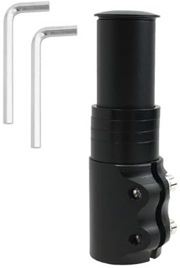 Fahrradlenker-Verlängerung, MTB-Lenkervorbau-Adapter, Fahrradgabel-Erweiterung, Lenkererhöhungsadapter mit Sechskantschlüssel für 28,6 mm Gabeln, Aluminium, für Fahrrad, Mountainbike, Rennrad, MTB