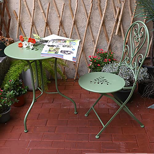 Tragbare Beistelltische für den Außenbereich mit klappbaren Stühlen, Bistrotische für die Terrasse, runder Beistelltisch und Couchtische für Garten, Hinterhof, Wohnz