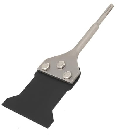 NICCOO SDS-Plus Spachtelmeißel 275x100mm, Stahlplatte Meißel Bodenschaber | Einfaches entfernen von Fußbodenkleber, Fliesenkleber, Teppich, Linoleum, PVC Fliesen