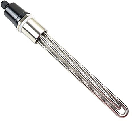 Élément chauffant pour chauffe-eau Pièces de chauffe-eau 220 V 2,5 kW Élément chauffant à immersion SUS304 Réchauffeur de réservoir électrique 1 BSP 32 mm Filetage Résistance de chauffage tubulaire(H
