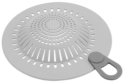 Filtre D'évier En Silicone - Filtre De Cuisson En Acier Inoxydable Filtre, Couvercle De Vidange En Silicone | Protection D'échappement De La Salle De Bain, Capture De Capture De Cheveux Douche De Cuis