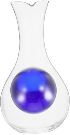 MUCKLILY Decanter in Per Sakè Freddo Bottiglia Per Vino Con Tasca Per Ghiaccio Caraffa Giapponese Per Servire Refrigerato Dispenser Per Sakè o Whisky