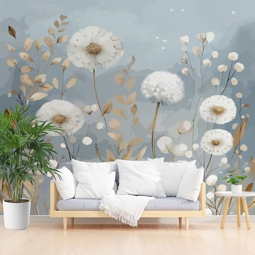 Fototapete - Herbst Pflanzen Blumen 200x140cm (B x H) - Foto Tapete Schlafzimmer Wohnzimmer Vliestapete Wandtapete Motivtapeten Bildtapete 3d Effekt Wand Dekoration - Natur Blumen Und Landschaften