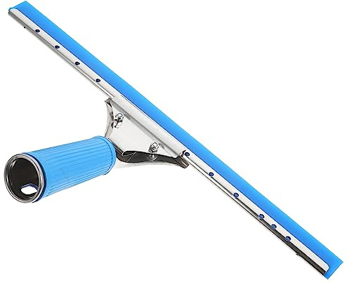 HAMPPLIES Tergicristallo in Acciaio Inossidabile con Gomma Resistente Caldo e Freddo per Doccia Specchi Finestre e Piastrelle per Scorrimento Liscio