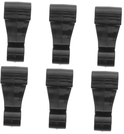 BRIGHTFUFU 6 Ganci J per Kayak e Canoe in Plastica Resistente Design e Accessori per Fissaggio Corde e Teloni su Barche e Paddle Board per attività Outdoor