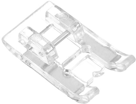 Klarer Nähfuß für Nähmaschine, transparenter Knopflochfuß für alle Niedrigschaft-Nähmaschinen von Singer, Brother, Babylock