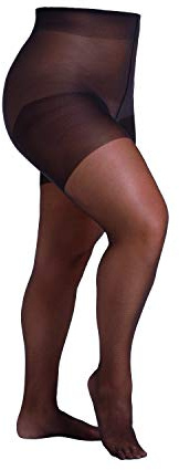 Camano Tights Feinstrumpfhose Fein-Strumpfhose Strumpfhosen, Curvy figurformend Shaping Effekt kurvig Plus-Size, 60 DEN blickdicht semitransparent, Alltag Freizeit Büro Office Event Veranstaltung,