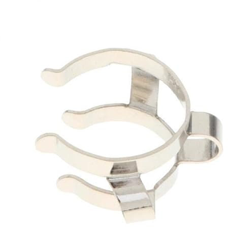 MagiDeal 2X Edelstahl Reagenzglasklemme Keck Clips e Laborgeräte 19mm