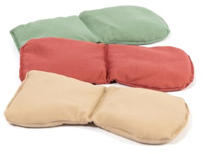 Kissenzauber Gesundheitskissen Augenkissen-Entspannungskissen mit Bio-Amaranth Füllung, beige, Altrosa oder Mint (Mint)