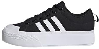 adidas Women's Bravada 2.0 Platform Shoes, Core Black/Cloud White/Core Black, 5 UK