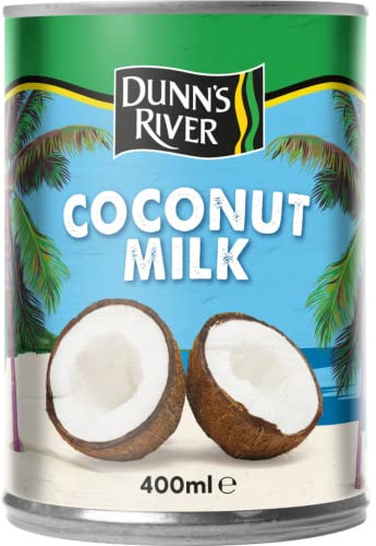 Dunn’s River Coconut Milk 400ml (Pack of 12) | Authentic Caribbean Coconut Milk | Rich, Creamy & Dairy-Free Cooking Ingredient