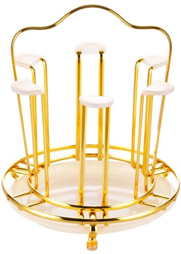 Cabilock Cup Holder Iron Cup Rack for Kitchen Bottle Drying Rack Non-Slip Design for Mugs and Delicate Mug Storage Home Supply