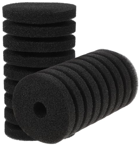 POPETPOP Aquarium Filter Sponge Replacement 2 Pack Fish Tank Filter Accessories Biochemical Sponge for Effective Water Filtration and Easy Installation