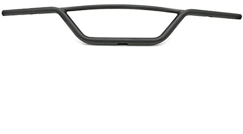 YANHAO Moped Lenker,kompatibel Motorrad 22mm 25mm Lenkrad Lenker Retro Motorrad Griff Bars für XL883 XL1200 x 48 Dyna Softail Chopper Cafe Racer Universal (Color : 25mm Black)