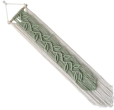 Makramee-Wandkunst, Makramee-Wandkunst, Boho-Wandteppich, Boho-gewebter Wandteppich, Boho-Webteppich, Mehrzweck-gewebter Faden-Quaste, für Studio und Café