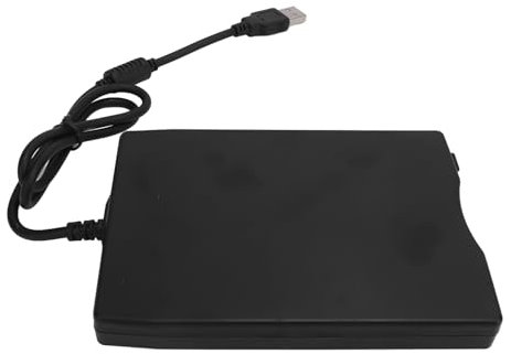 Denash External Floppy Drive USB Floppy Disk Reader Portable Plug and Play for Laptop
