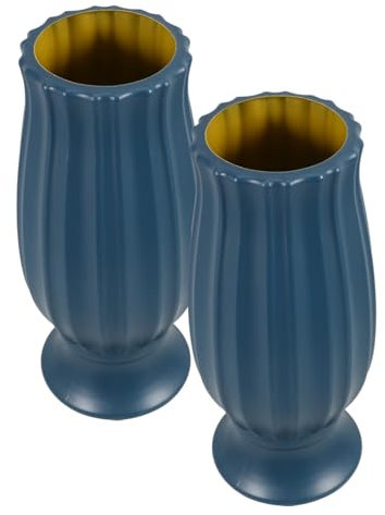 PRETYZOOM 2 PièCes Vase De CimetièRe RéSistant Aux IntempéRies, 25 X 12 Cm FunéRaire en Plastique pour DéCoration De Tombe, Support De Tombe ExtéRieur