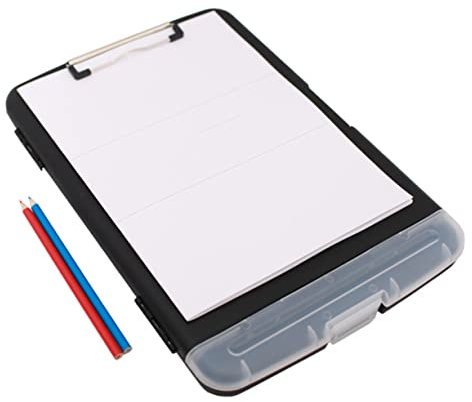 Tofficu Clipfolder Klemmbrett A4 Klemmbrett Mit Abdeckung Papierhalter Für Schule Büro Schüler