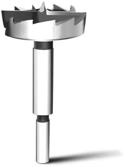 Mèche Forstner 44 mm pour bois,Foret à Ailettes Plates,longueur 90 mm avec tige ronde de 10 mm