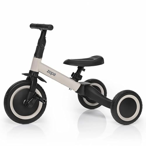 ZOPA Easy 4in1 Kinder Dreirad – Mitwachsend von 1,5 bis 5 Jahren – Odradler Laufrad Dreirad Fahrrad – Leicht & Sicher – Verstellbarer Sitz – Für Reisen & Alltag