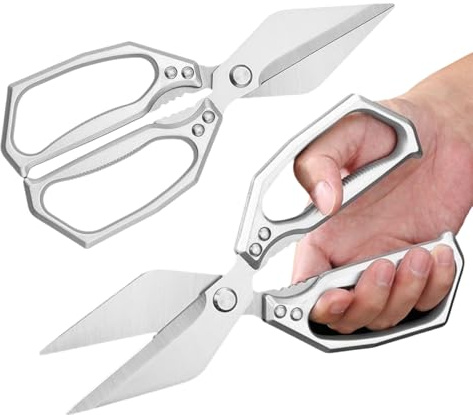Ciseaux de Cuisine - Ciseaux Culinaires pour la Cuisine,2 Pièces Pour Pâtissiers Amateurs Barbecue Noix Poisson Viande Cuisiniers Canard