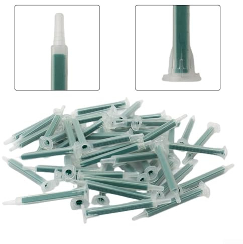 Punte per miscelatore statico, 50 pezzi di ugelli 2K, lunghezza 83 mm per una maggiore efficienza di miscelazione