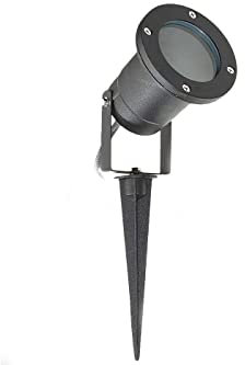 CLICLED Picchetto Led Giardino Porta Faretto Luce Esterna Nero Orientabile Attacco GU10