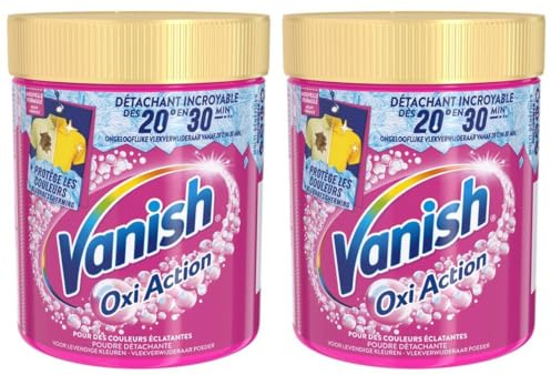 Vanish Oxi Action Fleckenentferner, wirksam ab 20 °C, 2 Packungen à 470 g