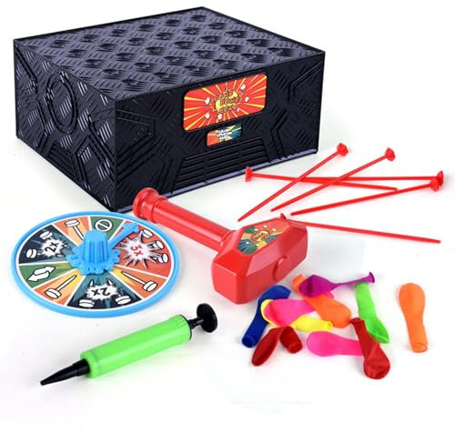 puzzlegame Blasts Box Balloon Game | Wack-A Balloon Game Lustige Brettspiele | Ballonsprengbox Spiel Interaktives Spielzeug | Ballon Blasts Spiel Kreative Partyspiele für Familientreffen