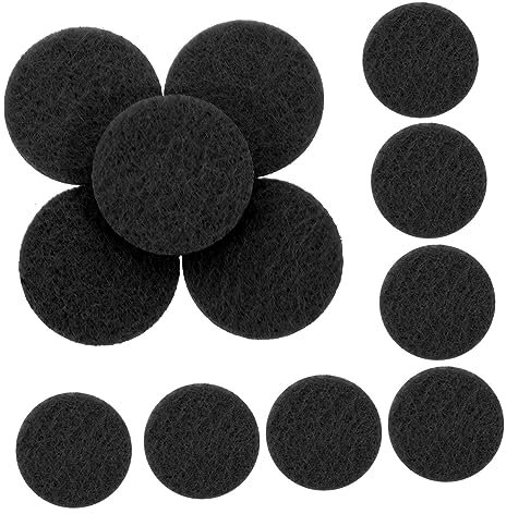 Mobestech 100 Stück Diffusor Pads aus Baumwolle Nachfüllpads für Ätherische Öle Leicht Tragbar Atmungsaktiv Aromatherapie Duftpads für Diffusor Medaillons und Halsketten