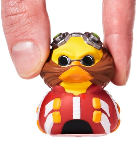 TUBBZ Mini Dr Eggman Sammelfigur aus Vinyl-Gummi-Ente - Offizielles Sonic the Hedgehog Merchandise - Kinderfernsehen, Filme & Videospiele