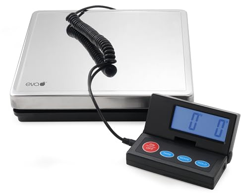 Bilancia elettronica per pacchi - Portata 50kg - Divisione 2g - Piattaforma inox - Non omologata