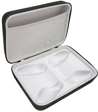 Leapiture Controller Hard Case Hard Carrying Case EVa Large Capacity Lightweight Durable for PS 5 PS 4 Controller Gaming Accessory