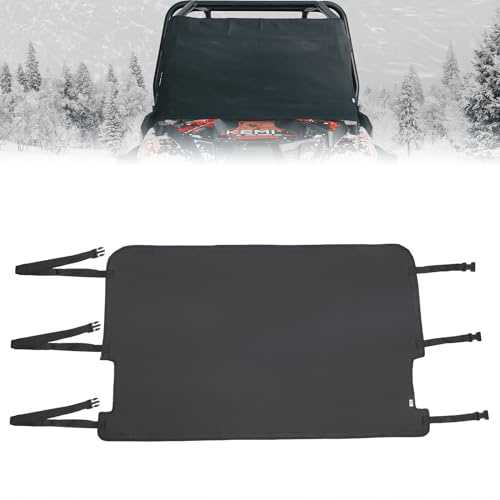 KEMIMOTO 19-23 XP 1000 Windshield Cover 42x25 Small Size Waterproof Compatible with Polaris RZR XP 1000 /RZR XP Turbo Transport Protector UTV Frost Sunshade Cover for Ice and Snow