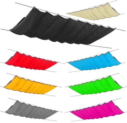 Sonnensegel einziehbares Sonnensegel Pergola Markise Wasserdicht Sonnenschutz Garten verstellbar 100% Schutz vor UV-Strahlungen (B:300cm L:200cm, Anthrazit)