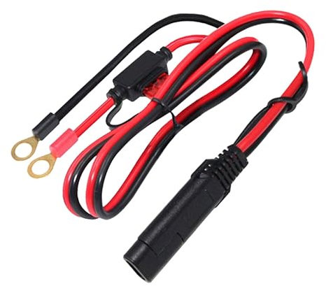 OUNONA 3pcs Sae to Ring Connecter Extension Cable Cord Sae Adapter for Battery Charger Maintainer for Power Supply for Use Vehicles