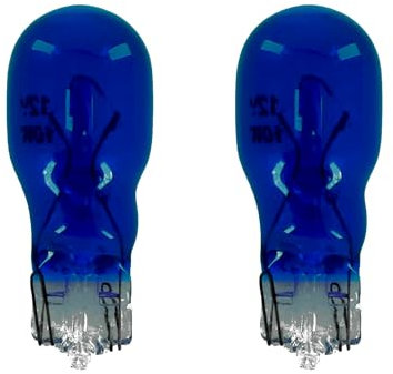 cyclingcolors 2x Lampadina 12V 10W T13 W2.1x9.5d wedge freccia lampada lampadine luce auto moto ciclomotore scooter cruscotto frecce, blu