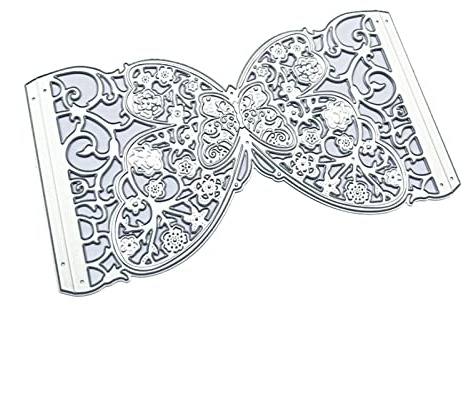 bnsggl Set di fustelle in metallo, per scrapbooking e goffratura, per farfalle, fiore, bowknot telaio in metallo, taglio muore goffratura stencil Temp