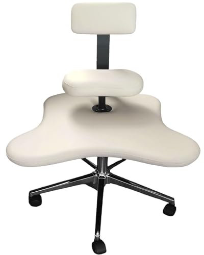 Kniestuhl Ergonomischer Sitz Meditationsstuhl, Kniestuhl, Bürostuhl, Ergonomischer Kniestuhl, Höhenverstellbarer Meditationsstuhl, Kniestuhl mit gekreuzten Beinen, Für Zuhause Und Büro,Beige