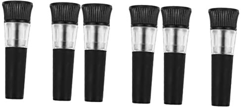 HOLIDYOYO 6piezas Tapón De Vacío para Vino Sellador Hermético Portátil El Sabor del Vino Fácil De Usar para Casa y Bares