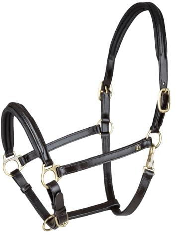 WALDHAUSEN Lederhalfter S-Line Classy, braun, WB