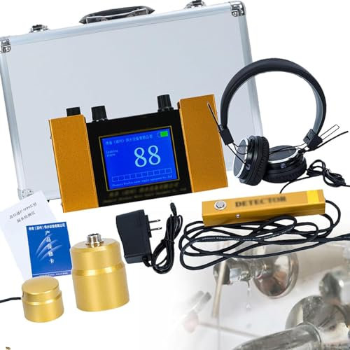 XNYXLPP Detector Profesional de Fugas de Agua, Instrumento de detección de Fugas de tuberías de Agua, Equipo eléctrico de detectores de Fugas de Agua subterránea