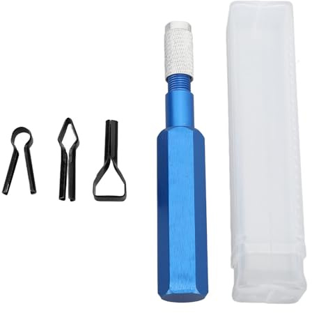 Vinyl Floor Welding Tools Kit: PVC Vinyl Flooring Heat Gun, Aluminum Alloy Skiving Tool, Floor Trimming Blade with 3 Blades, Durable Industrial Supplies