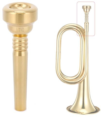Trumpet Munstycke, 17c Trumpet Munstycke Trumpet Munstycke 17c Vind Musikinstrument Delar Vind Musikinstrumenttillbehör för Nybörjare och Proffs Trumpet
