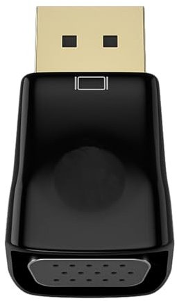 Displaypot VGA Convertisseur - Câble adaptateur DP électronique, connecteur de moniteur | Outil de transmission de signal HD doux pour projecteurs et écrans, accessoire multimédia d'installation